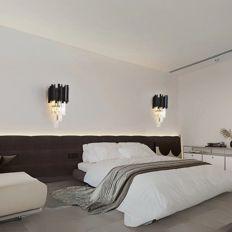 Aplica Candelabru Cristal BLOIS Piccolo, 2xE14, Negru