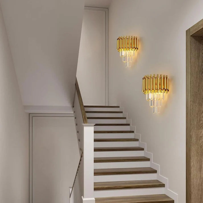 Aplica Candelabru Cristal VERSAILLES Piccolo, 2xE14, Auriu-4