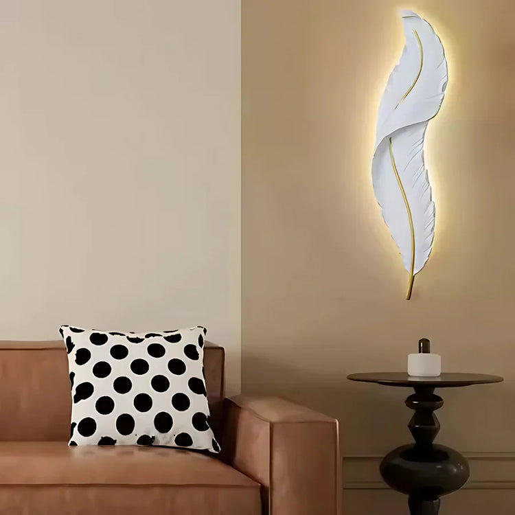 Aplica LED, Pena Decorativa 65CM 27W Lumina Rece/Calda/Neutra Alb Auriu
