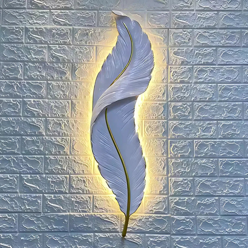 Aplica LED, Pena Decorativa 65CM 27W Lumina Rece/Calda/Neutra Alb Auriu-6