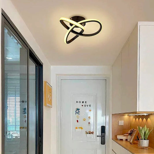 Lustra LED VERTEX Infinitum 13W, Lumina Rece/Calda/Neutra, Negru