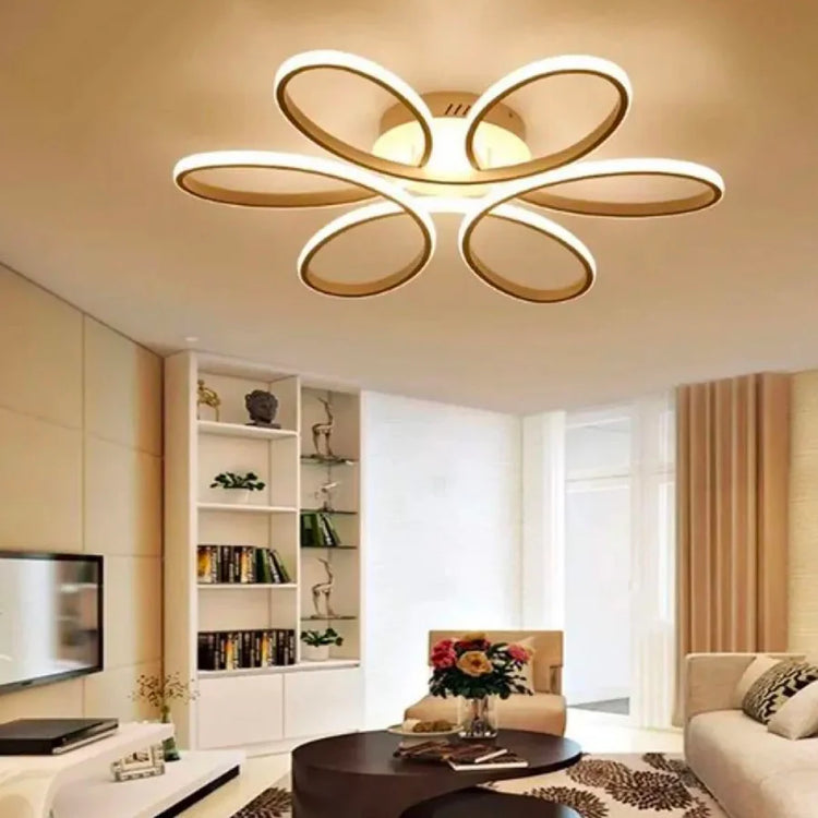 Lustra LED cu telecomanda ELIZA, 65W, lumina Rece/Calda/Neutra, Dimabila, Alb