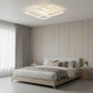 Lustra LED cu telecomanda ZOE, 60W, 3 Patrate, lumina Rece/Calda/Neutra, Dimabila, Alb