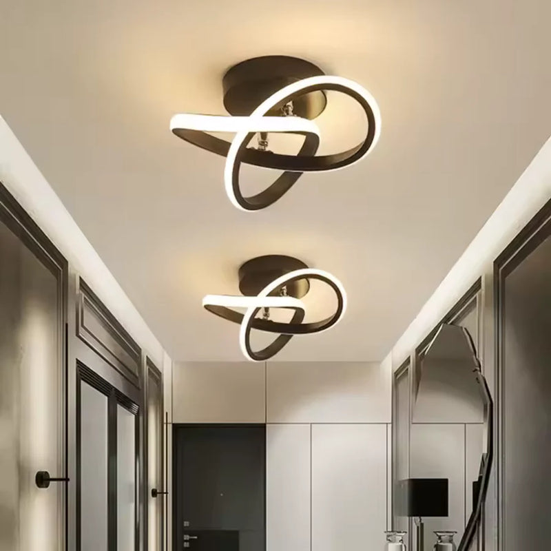 Lustra LED VERTEX Infinitum 13W, Lumina Rece/Calda/Neutra, Negru-2