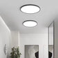 Plafoniera LED SOLIS 37cm 33W Lumina Neutra Negru