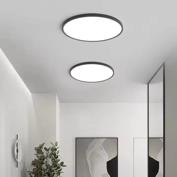Plafoniera LED SOLIS 37cm 33W Lumina Neutra Negru