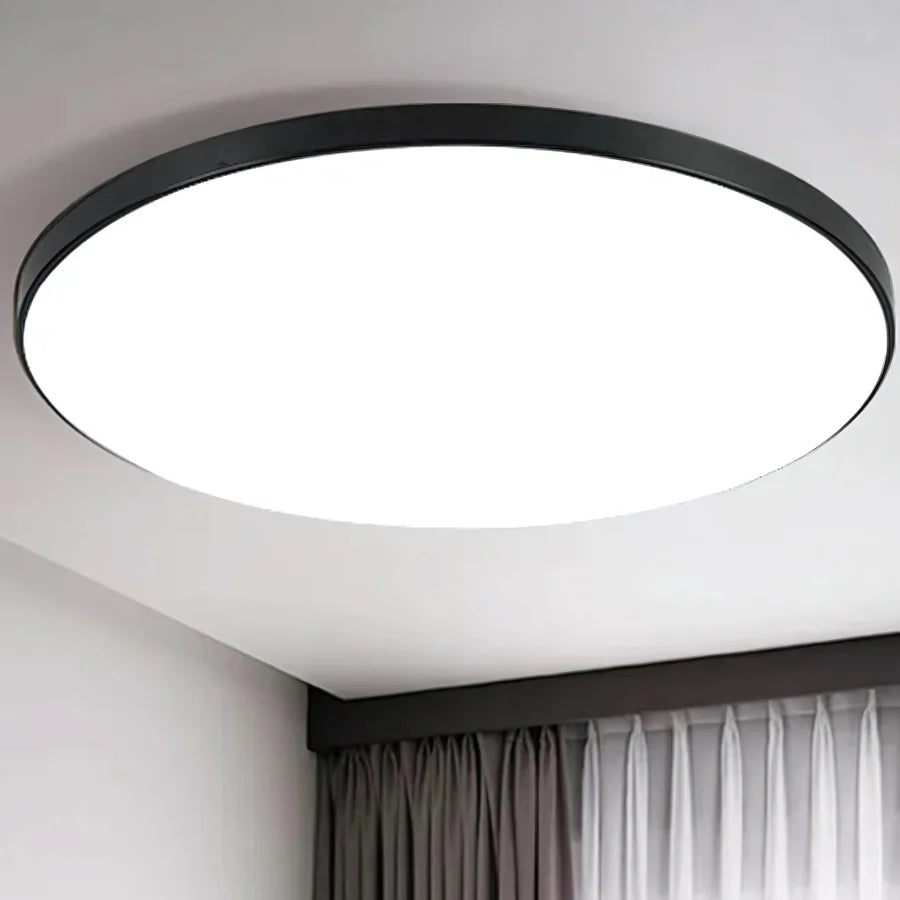 Plafoniera LED SOLIS 37cm 33W Lumina Neutra Negru