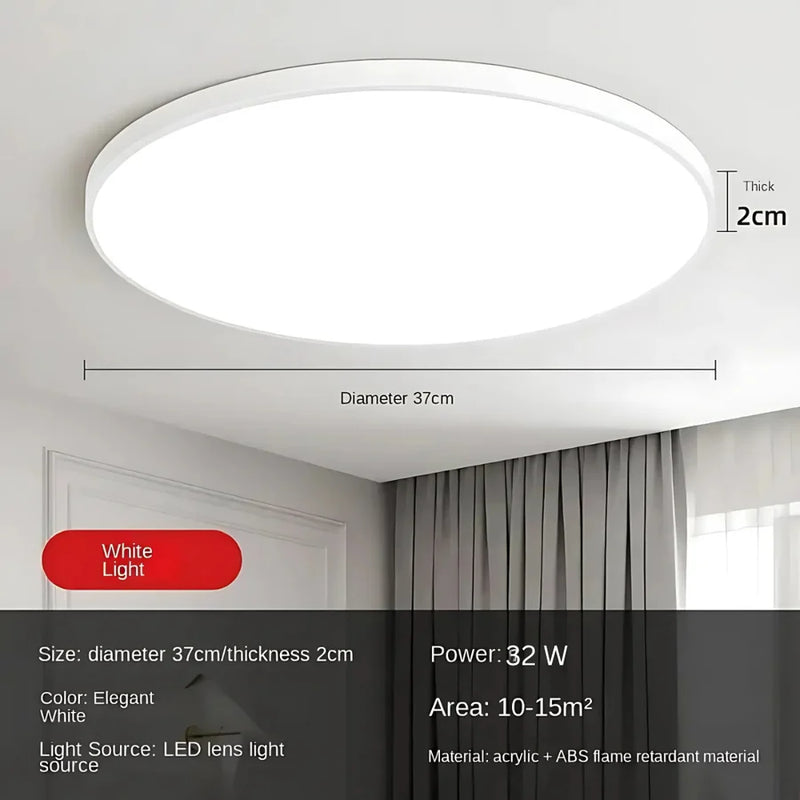 Plafoniera LED SOLIS 37cm 33W Lumina Rece Alb-3