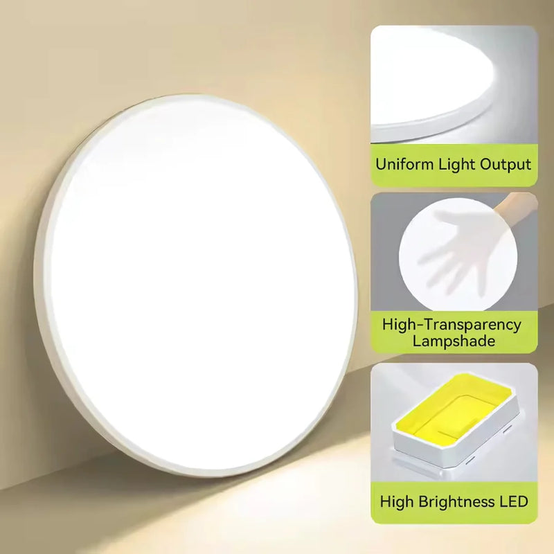 Plafoniera LED SOLIS 37cm 33W Lumina Rece Alb-4