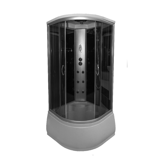 Cabina de dus cu hidromasaj Caraibe, 90 x 90 x 215 cm