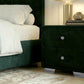 Noptiera tapitata Cozy cu 2 sertare 45x45x45cm