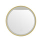 OGLINDA BAIE LED ROTUNDA 60X60CM RAMA AURIU MAT