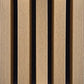 Panou acustic cu riflaj MDF Stejar Rustic 205x2600x21 mm