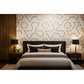 Panou Decorativ, PVC, marmura Alb/Gold Elegance, 2440 x 1200 x 3 mm, 2,92 mp