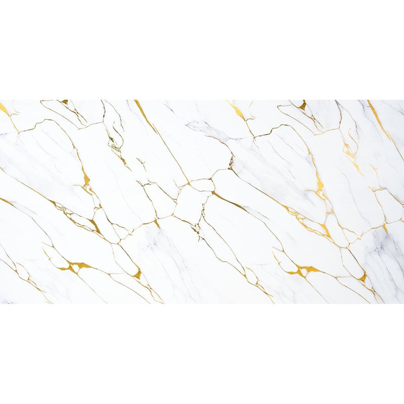 P7 ALB/GOLD - Panou Imitatie Marmura 244x120cm-1