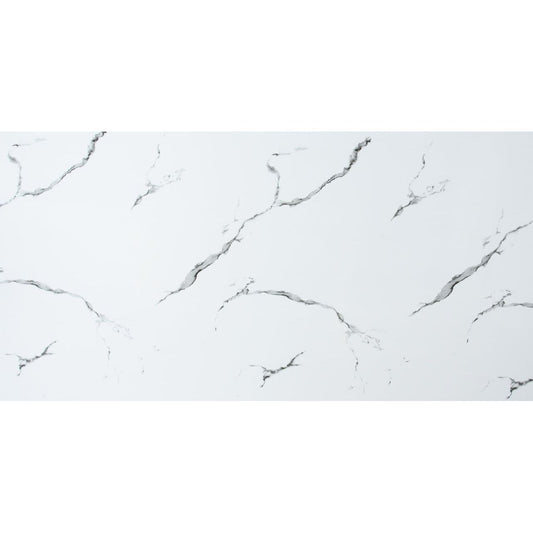 Panou Decorativ, SPC, marmura Alb/Gri, 2440 x 1200 x 3 mm, 2,92 mp