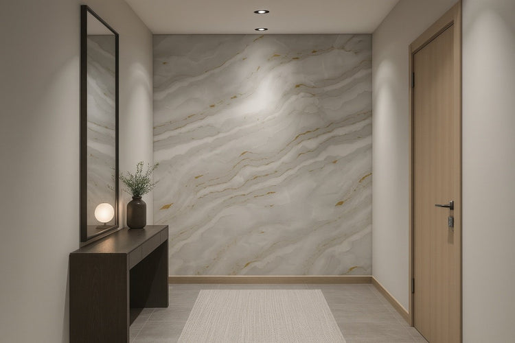 PANOU SPC IMITATIE MARMURA 244X120CM P2 GRI/GOLD