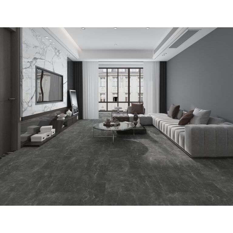Panou Decorativ. SPC, Gri Antracit, 2800 X 960 X 4 mm, 2,688 mp-1