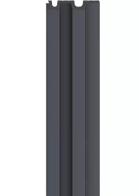Panou riflaj LINERIO L-LINE ANTRACIT 2650 x 122 x 21 mm