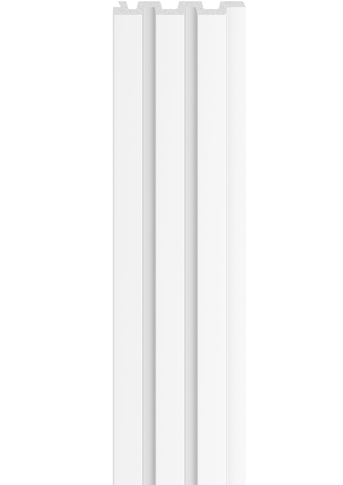 Panou riflaj LINERIO M-LINE WHITE 2650 x 122 x 12 mm