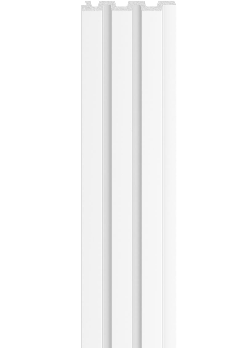 Panou riflaj LINERIO M-LINE WHITE 2650 x 122 x 12 mm-1