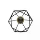 Lustra Forma Diamant, STRUKTUR, 3xE27, Negru, Metal