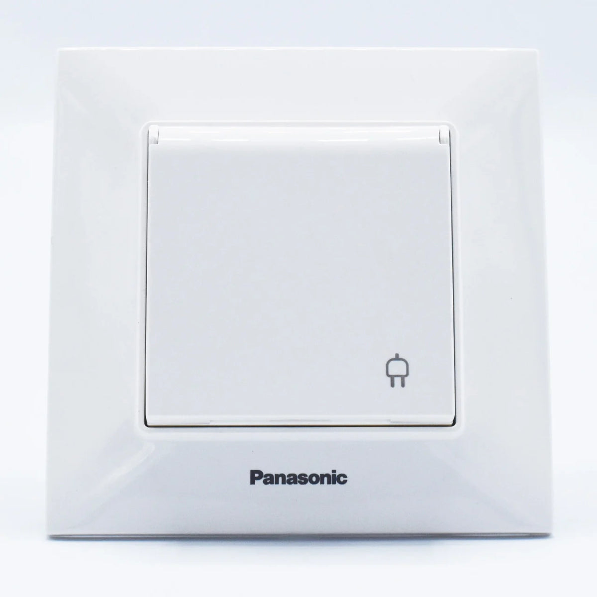 Priza simpla cu capac, 16A, IP20, Alb, Panasonic Arkedia Slim