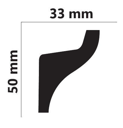L60HD - Profil polistiren 50x50mm 2m