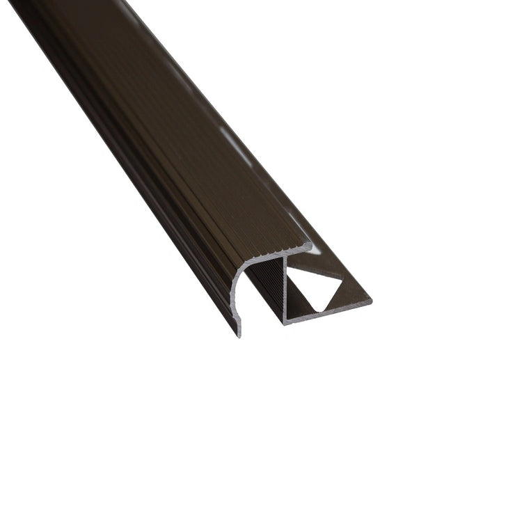 PROFIL TREAPTA ALUMINIU SEMIROTUND S81 250 cm A3 - Olive