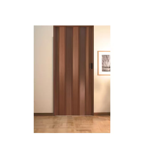 Usa plianta PVC Large, deschidere stanga, dreapta, inchidere cu magnet, 82cm x 202cm, Nuc