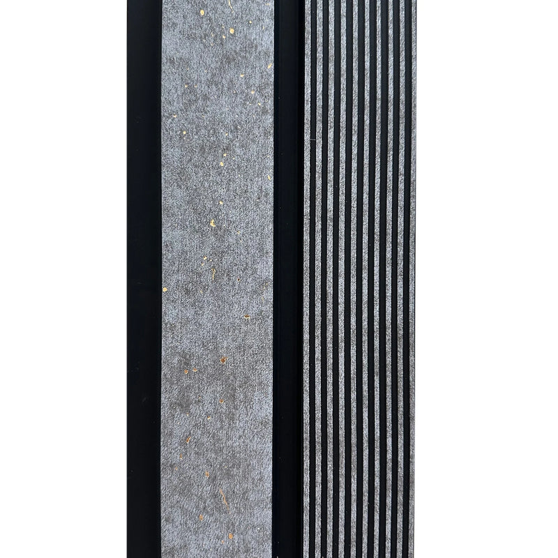 Riflaj decorativ negru cu gri, elegant, 120 mm-1
