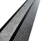 Riflaj decorativ negru cu gri, elegant, 120 mm
