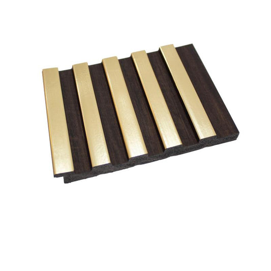 Riflaj decorativ polimer 2800 mm x 120 mm x 12 mm Auriu 202