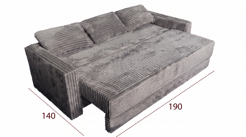 Canapea Diana, extensibila, cu spatiu de depozitare, cappuccino-10