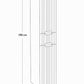 SERIA 033 30 CM - Dulap Baie Inalt MDF Negru