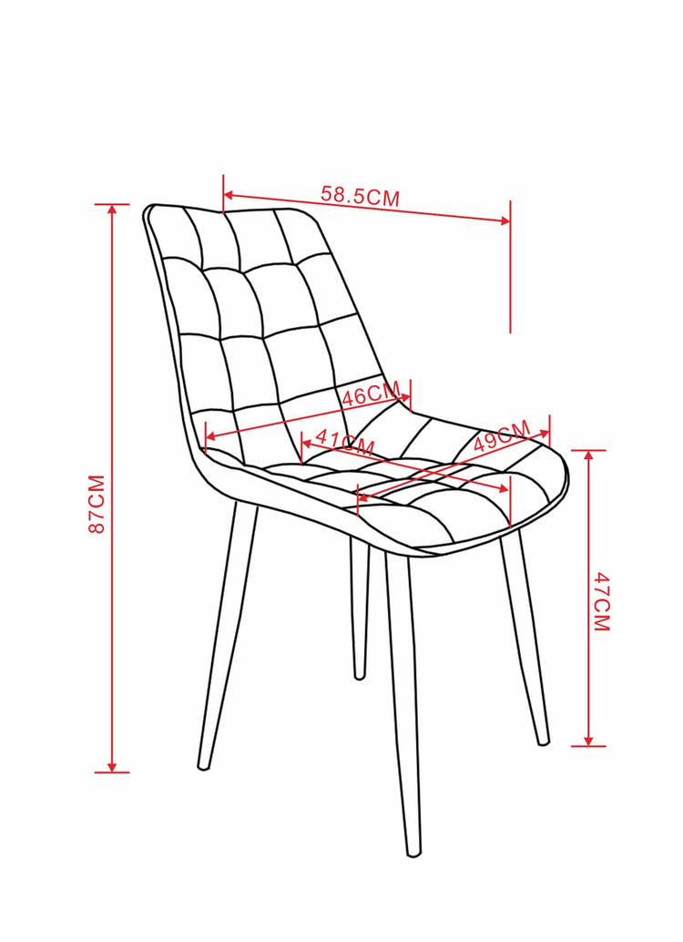 Scaun living HT2, stofa, cappucino