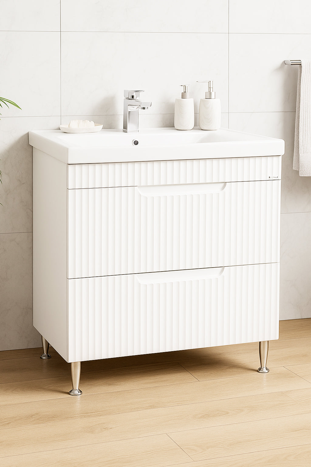 SERIA 033 - MOBILIER BAIE 80CM SRT ALB - LV2080