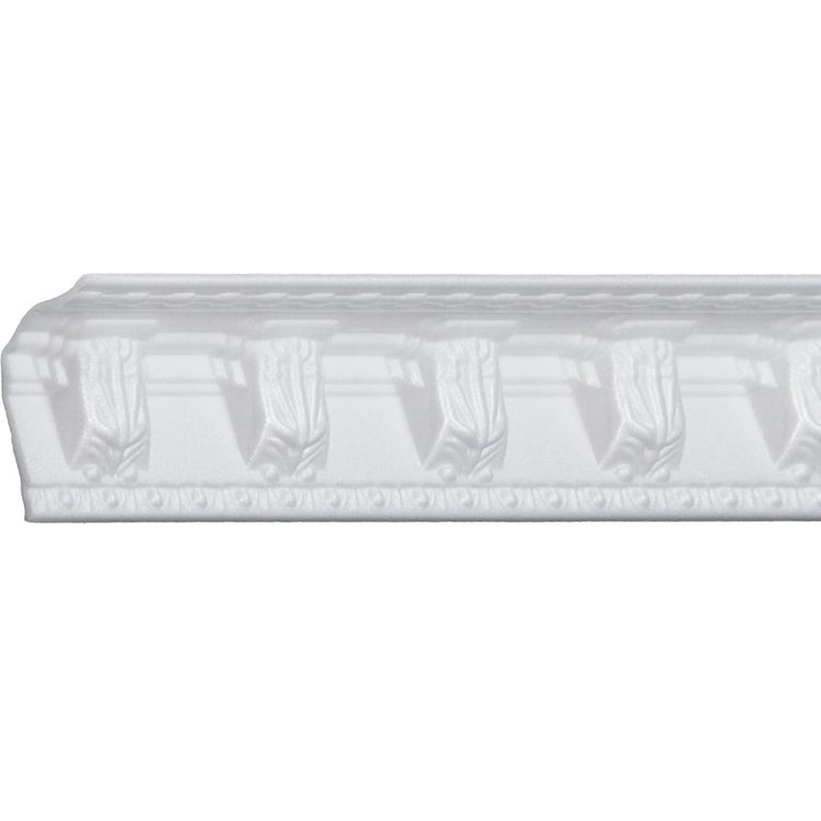 Bagheta decorativa de colt M21-08, din polistiren, alb, 8 x 6 x 200 cm
