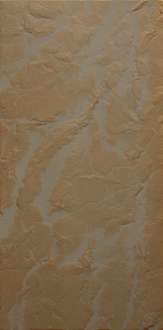 PANOU DECORATIV POLISTIREN 50X100CM PIATRA BEJ AURIU