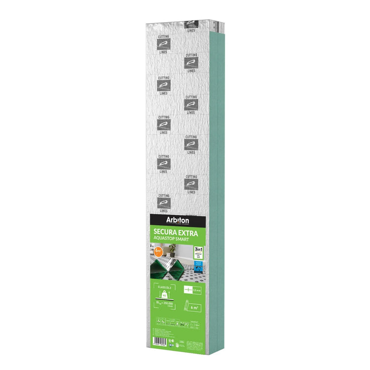 Izofloor 3mm Arbiton Secura Extra AquaStop smart, folie aluminiu, 6mp/pachet