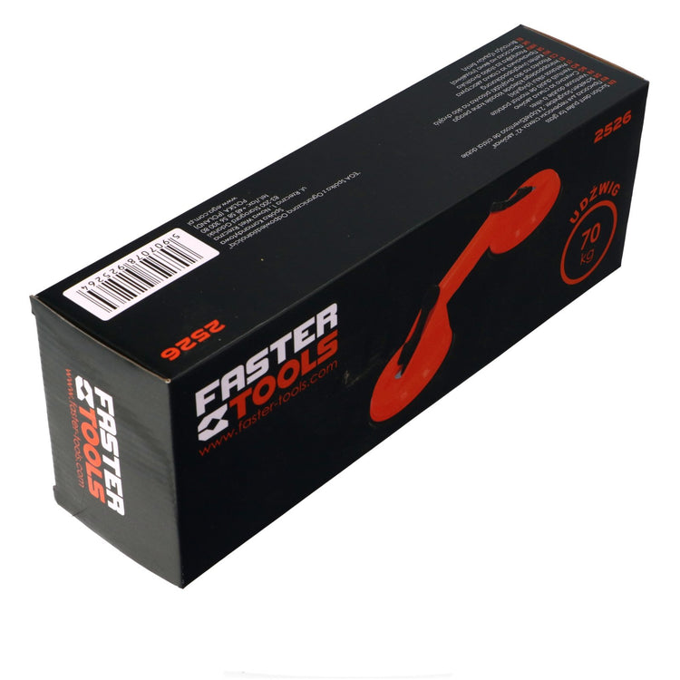 Ventuza dubla 2x115mm capacitate ridicare 70kg Faster Tools