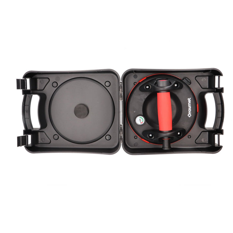 Ventuza profesionala cu pompa de vid si manometru 200mm - 130kg Draumet