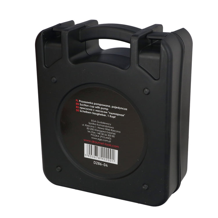 Ventuza profesionala cu pompa de vid si manometru 200mm - 130kg Draumet