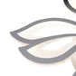 Lustra LED cu telecomanda LILY 86W, 5 Elemente, lumina Rece/Calda/Neutra, Dimabila, Alb