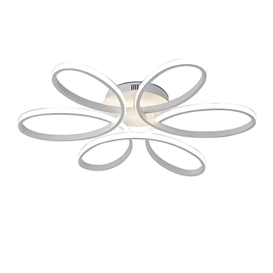 Lustra LED cu telecomanda ELIZA, 65W, lumina Rece/Calda/Neutra, Dimabila, Alb