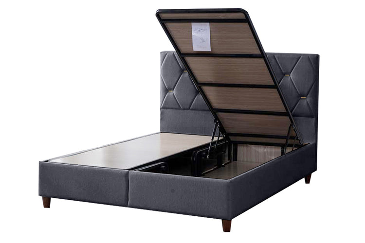 Pat Nobi 160 x 200 , tapitat, culoare antracit